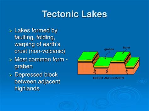 how lakes are formed.